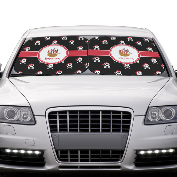 Pirate Car Sun Shades - IN CONTEXT