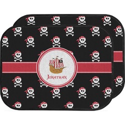 Pirate Car Floor Mats (Back Seat) (Personalized)