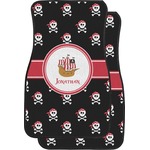Pirate Car Floor Mats (Front Seat) (Personalized)