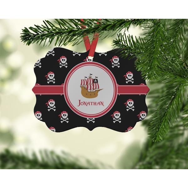 Pirate Christmas Ornament (On Tree)