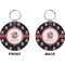 Pirate Circle Keychain (Front + Back)