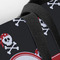 Pirate Closeup of Tote w/Black Handles