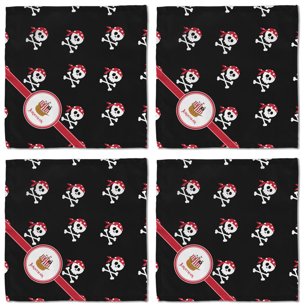 Pirate Cloth Napkins - Personalized Lunch (APPROVAL) Set of 4