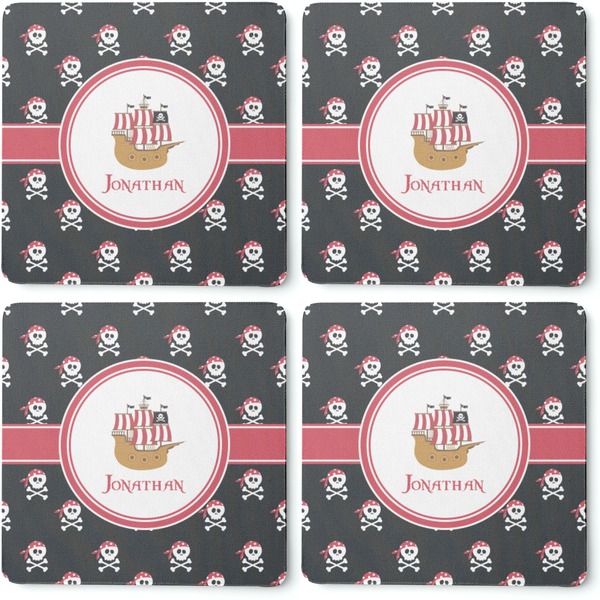 Pirate Coaster Rubber Back - Apvl