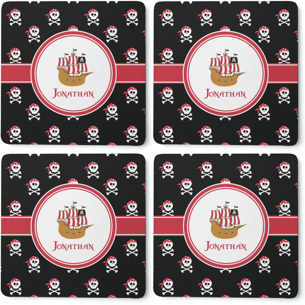 Pirate Coaster Rubber Back - Apvl