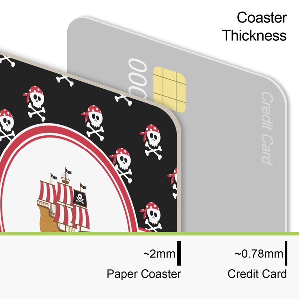 Pirate Coaster Thickness