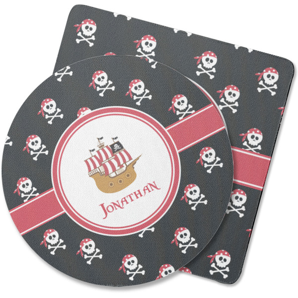 Custom Pirate Rubber Backed Coaster (Personalized)
