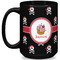 Pirate 15 Oz Coffee Mug - Black (Personalized)