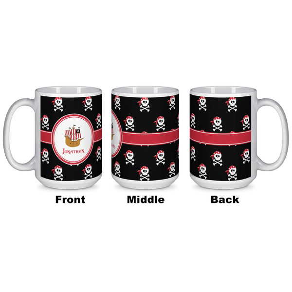 Pirate Coffee Mug - 15 oz - White APPROVAL