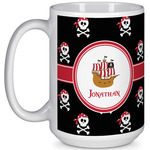 Pirate 15 Oz Coffee Mug - White (Personalized)