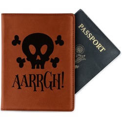 Pirate Passport Holder - Faux Leather - Double Sided (Personalized)