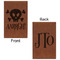 Pirate Cognac Leatherette Journal - Double Sided - Apvl