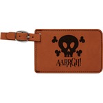 Pirate Leatherette Luggage Tag (Personalized)