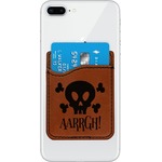 Pirate Leatherette Phone Wallet (Personalized)