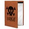 Pirate Cognac Leatherette Portfolios with Notepad - Small - Main