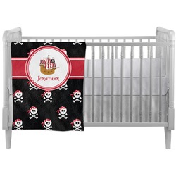 Pirate Crib Comforter / Quilt (Personalized)