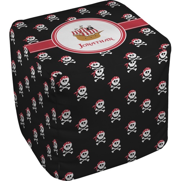 Custom Pirate Cube Pouf Ottoman - 18" (Personalized)