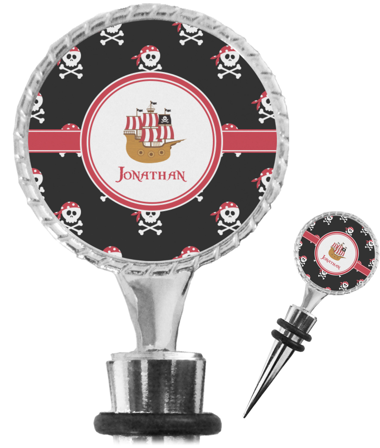 Pirate Wine Bottle Stopper (Personalized) YouCustomizeIt