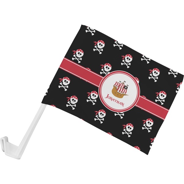 Custom Pirate Car Flag - Small w/ Name or Text