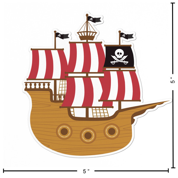 Pirate Custom Shape Iron On Patches - L - APPROVAL