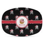 Pirate Plastic Platter - Microwave & Oven Safe Composite Polymer (Personalized)