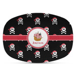 Pirate Plastic Platter - Microwave & Oven Safe Composite Polymer (Personalized)