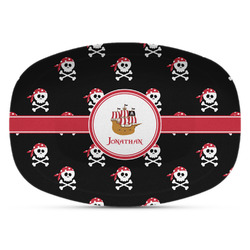 Pirate Plastic Platter - Microwave & Oven Safe Composite Polymer (Personalized)