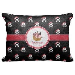 Pirate Decorative Baby Pillowcase - 16"x12" (Personalized)