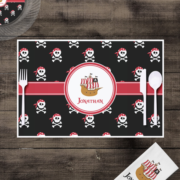 Pirate Disposable Paper Placemat - In Context