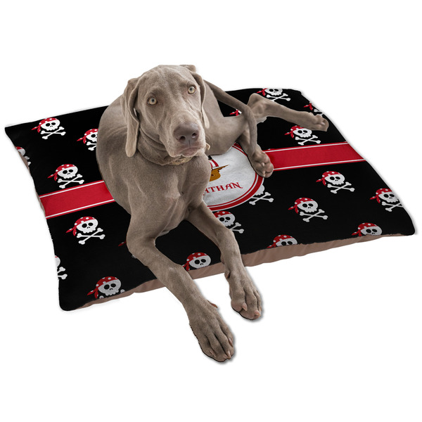 Custom Pirate Dog Bed - Large w/ Name or Text