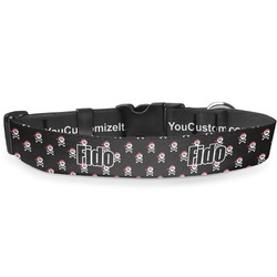 Pirate Deluxe Dog Collar - Double Extra Large (20.5" to 35") (Personalized)