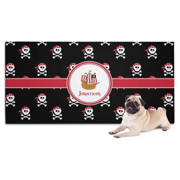 Custom Pirate Dog Towel (Personalized)