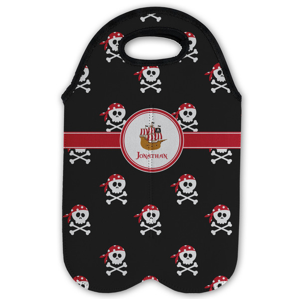 Pirate Double Wine Tote - Flat (new)