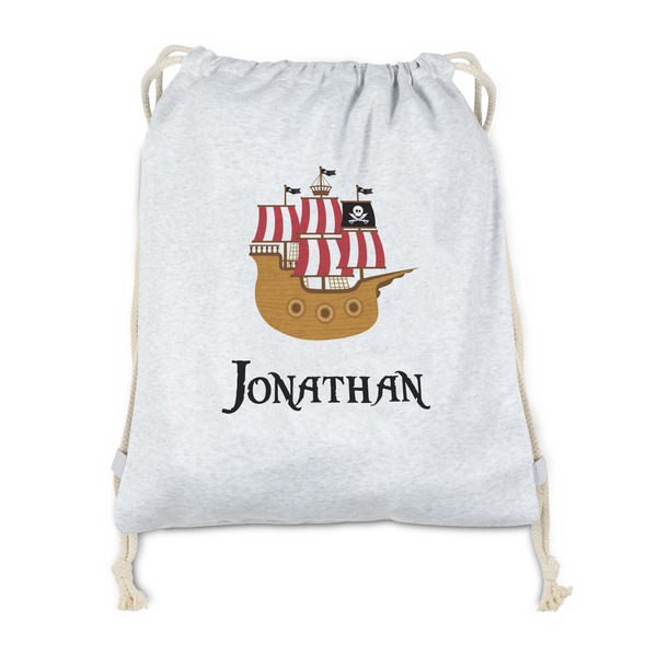Custom Pirate Drawstring Backpack - Sweatshirt Fleece - Double Sided (Personalized)