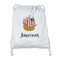 Pirate Drawstring Backpack - Sweatshirt Fleece - Double Sided (Personalized)