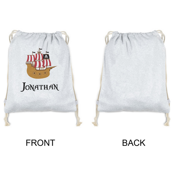 Pirate Drawstring Backpacks - Sweatshirt Fleece - Single Sided - APPROVAL