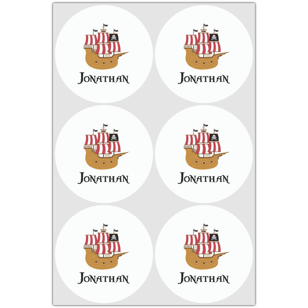 Pirate Drink Topper - Large - Set of 6