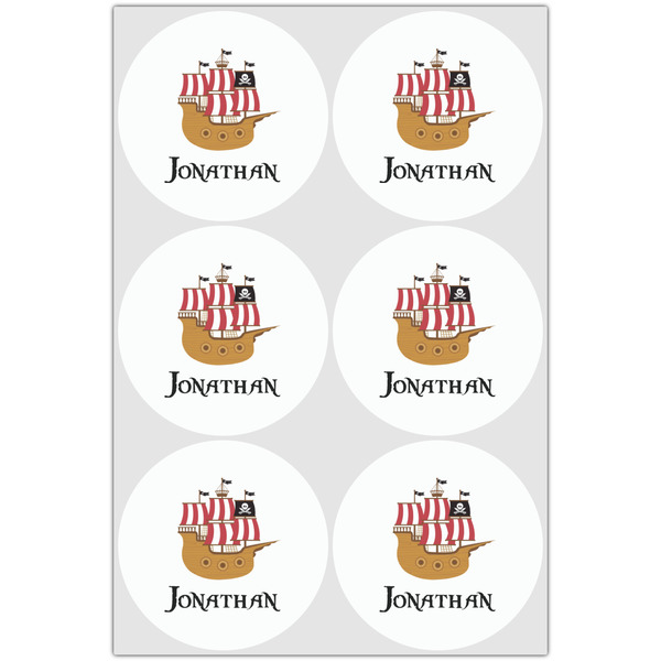 Pirate Drink Topper - XLarge - Set of 6