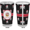 Pirate Pint Glass - Full Color - Front & Back Views