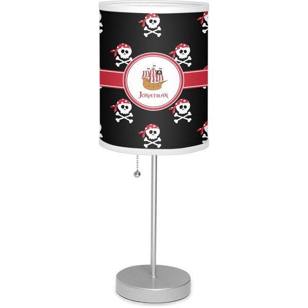 Custom Pirate Lamp with Drum Shade (Personalized)