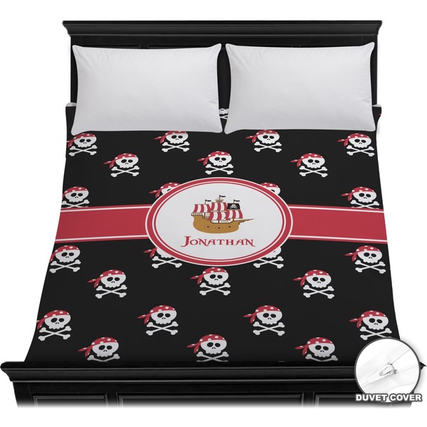 Custom Pirate Duvet Cover - Full / Queen (Personalized)