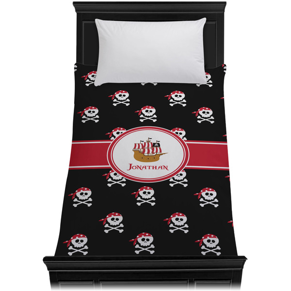 Pirate Duvet Cover - Twin - On Bed - No Prop