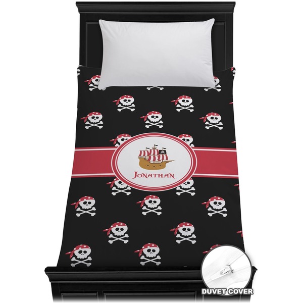 Custom Pirate Duvet Cover - Twin (Personalized)