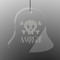 Pirate Engraved Glass Ornament - Bell