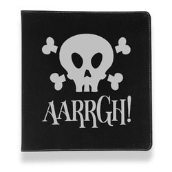 Pirate Leather Binder - 1" - Black (Personalized)
