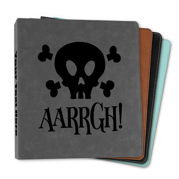 Custom Pirate Leather Binder - 1" (Personalized)