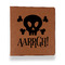 Pirate Leather Binder - 1" - Rawhide - Front View