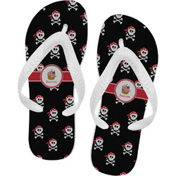 Pirate Flip Flops - Medium (Personalized)
