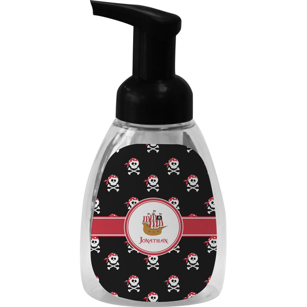 Custom Pirate Foam Soap Bottle - Black (Personalized)