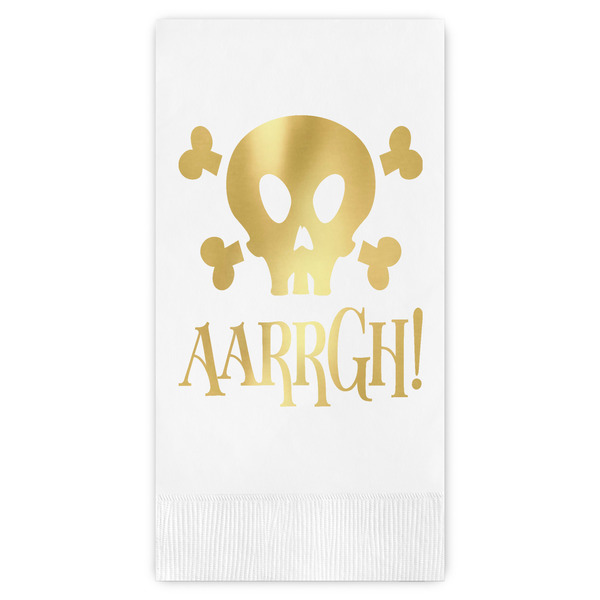 Custom Pirate Guest Napkins - Foil Stamped (Personalized)